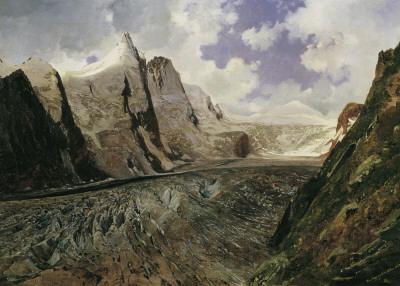 Thomas Ender Der Grobglockner mit der Pasterze Norge oil painting art